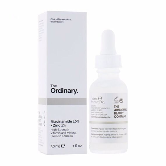 Сыворотка с ниацинамидом 10% и цинком 1% THE ORDINARY NIACINAMIDE 10% + ZINC 1% (30мл)